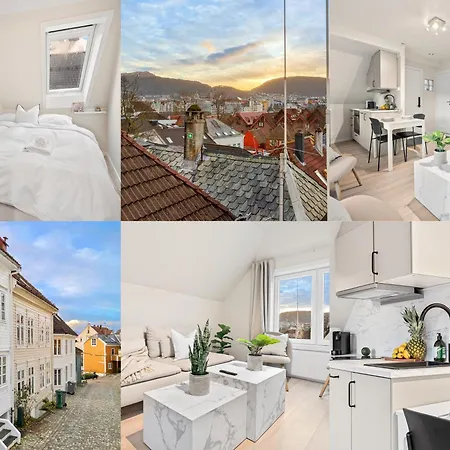 Daire View To Bryggen - Renovated Dec 24 - Historic Cobblestone Street Bergen